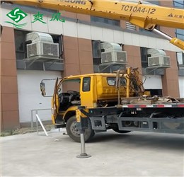 通风降温设备应用案例——食品厂安装高德娱乐环保空调负压风机