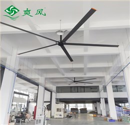 厂房降温案例——高德娱乐工业大吊扇应用替牧克自动化设备车间