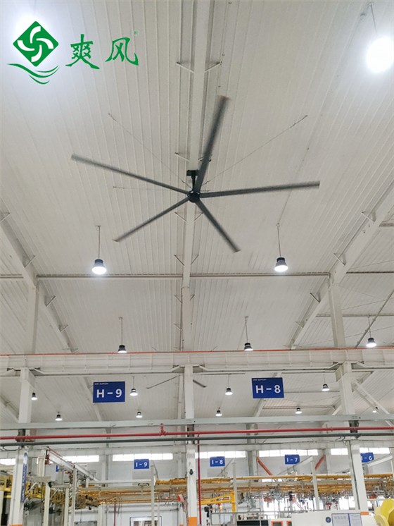 阀门制造车间环保空调-工业大吊扇 (3) 阀门制造车间环保空调-工业大吊扇 (3)