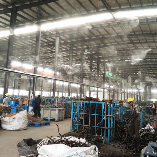 江西格林美集团公司车间喷雾降温工程 江西格林美集团公司车间喷雾降温工程