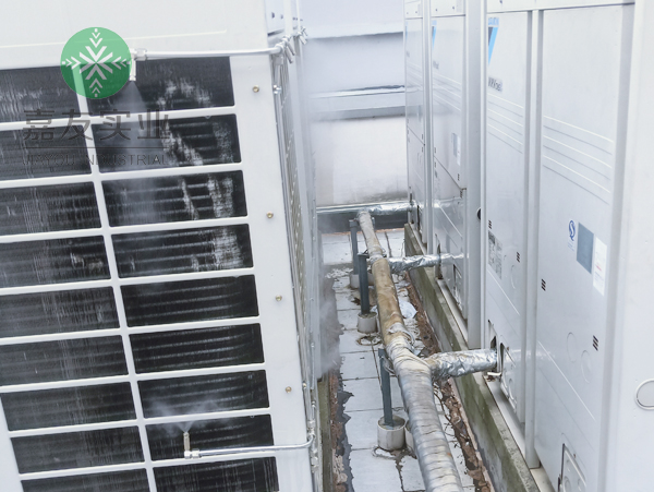 上海丹林建筑空调外机降温项目圆满完工 上海丹林建筑空调外机降温项目圆满完工