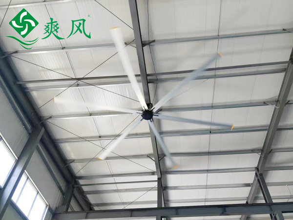 欧玛克上线机械车间工业大吊扇,低能耗通风降温清凉作业环境 欧玛克上线机械车间工业大吊扇,低能耗通风降温清凉作业环境