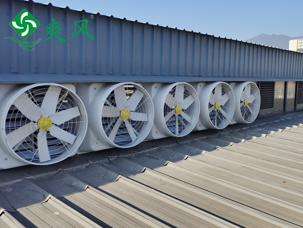 液压零部件车间玻璃钢负压风机通风降温 (9) 液压零部件车间玻璃钢负压风机通风降温 (9)